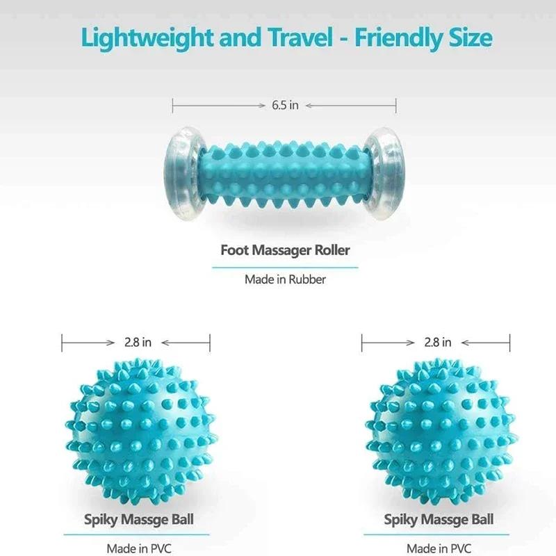 Massage Ball Plantar Fascia Ball, Muscle Relaxation Exercise Ball Handball Plantar Peanut Meridian Ball