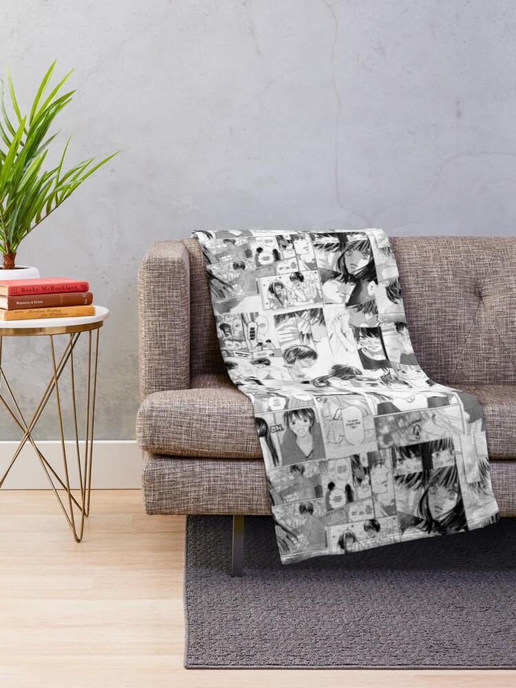 Kimi Ni Todoke Manga Collage Throw Blanket Soft Cozy Plaid Throw for Home Decor Living Room Sofa Bed Throws Blankets