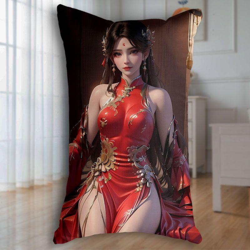 Anime Student Dormitory Room Bedroom Sleeping Pillow Sofa Decorative Cushion