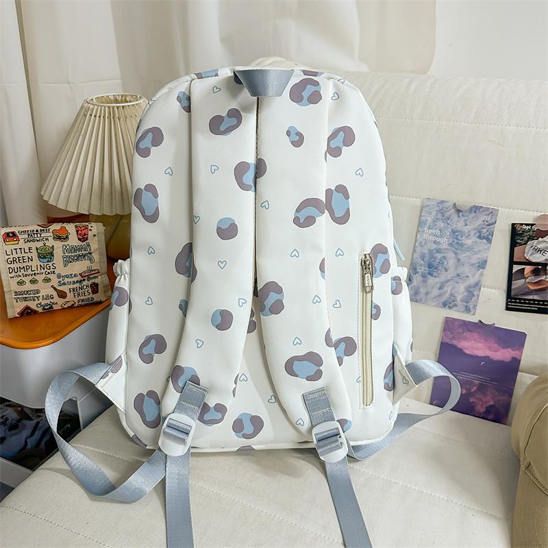 College Style Student Schoolbag Print Lightweight Backpack