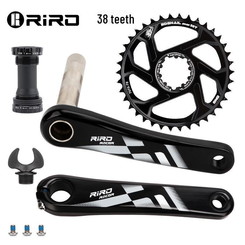 RIRO Gränsöverskridande GXP Mountainbike Kedjekrans: Hålig integrerad vevarm i aluminiumlegeringstillbehör