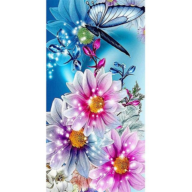 Fantasy Gothic Lebka Květina Diamantový obraz Holubice Růže Plná Diamantová výšivka Kutilská sada křížkového stehu Mosaic kamínky Q389