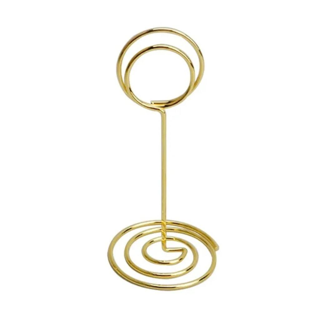 4-Pack 8.5cm Wire Table Number Holders – Versatile Place Card, Photo, and Memo Clips for Events & Displays