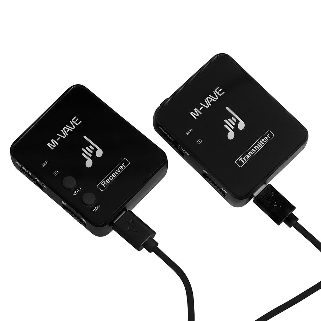 M-VAVE 2.4G WP-9 Wireless System Earphone Monitor System Rechargeable Transmitter Receiver Mono Recording Function