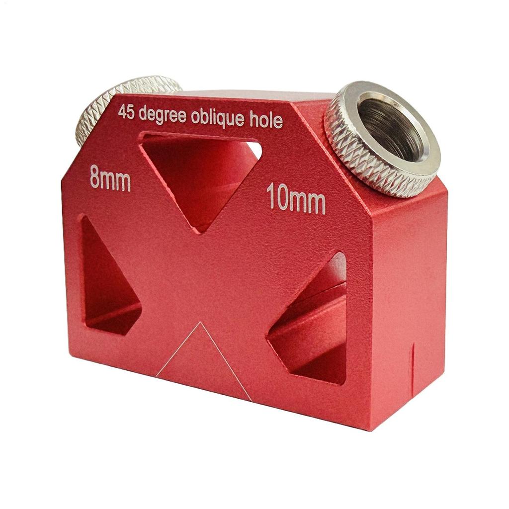 45-Degree Inclined Hole Locator for Woodworking Drilling Jig Inclined Hole Positioner Locator for Woodworking Furniture Frames