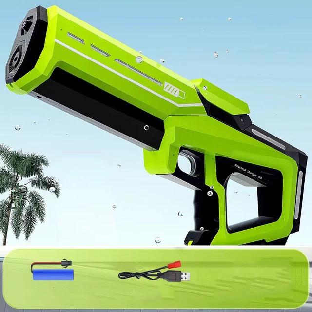 Non-Toxic Kids Electric Water Gun Toys Summer Outdoor Beach Pool Garden Fight Games High Pressure Automatic Bursts Watergun Children Gifts