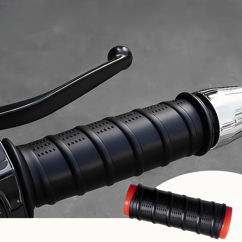 1Pc Anti‑Slip Silicone Motorcycle Bicycle Handlebar Cover, Shock‑Absorbing Durable Handle Protective Wrap