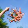 Transparent Acrylic Flower Box Hand Bag Packing Material Bouquet Wrapping Bag Reusable Portable Flower Bag Wedding Party