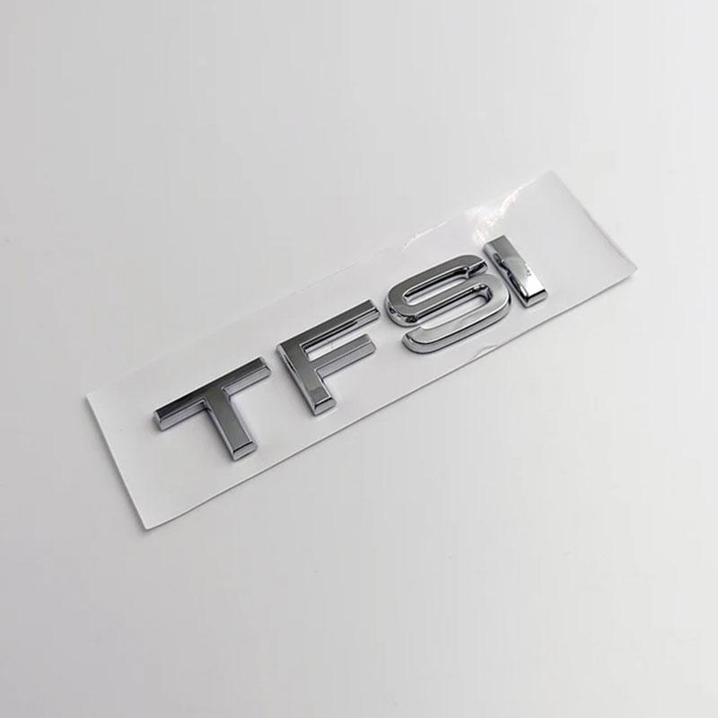 3D ABS Buchstaben Logo TFSI TDI Auto Heckklappe Aufkleber Emblem Abzeichen Decals für A3 A4 A5 A6 A7 A8 Q2 Q3 Q5 Q7 Zubehör