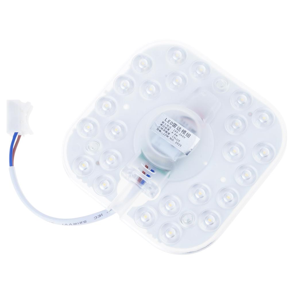 5W LED Ceiling Light Panel Board with Sound Activation Sensors Easy Magnetic Installation MultiScene Application