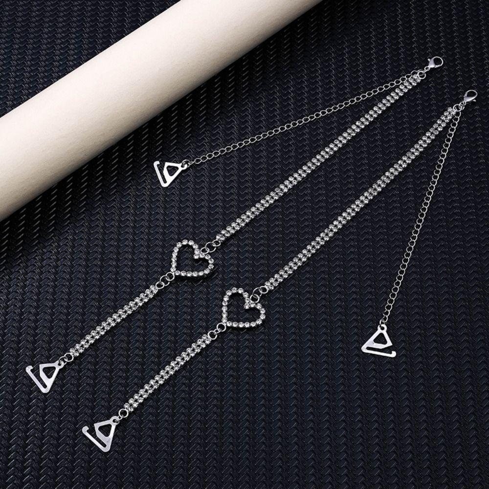 Abnehmbare Strass-BH-Träger Sexy Off-Shoulder-BH Schultergurte Abendkleid