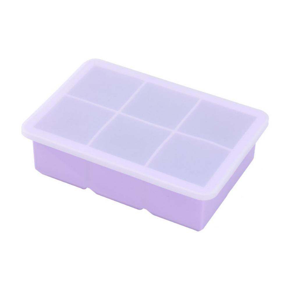 6/8 Grids Large  Ice Cube Tray Silicone Square Ice Mold Food Grade Ice Cube Maker  Kitchen Gadgets