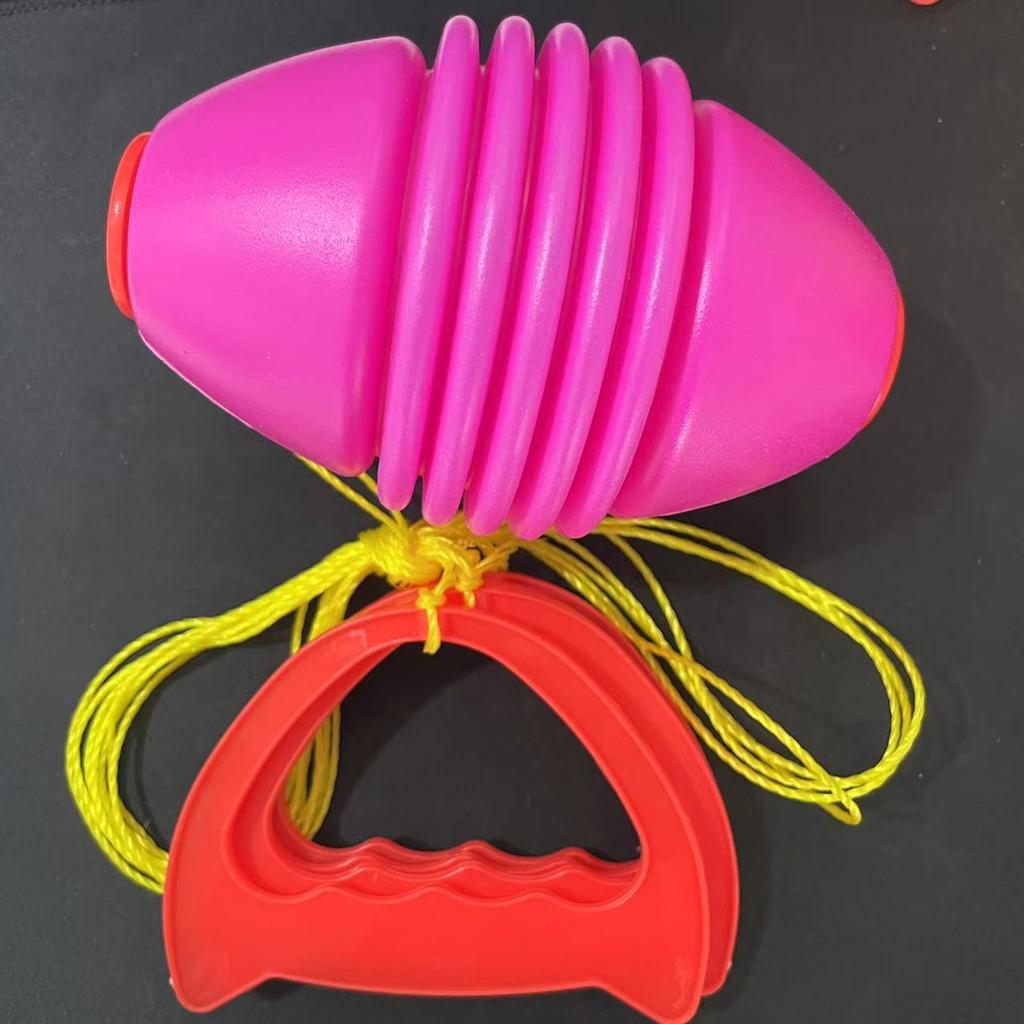 1 Stück Bunte Lustige Spielzeuge, Interaktiver Handgezogener Ball für Familie Draußen & Drinnen, Gleitender Zoom Ball, Verbessert Bewegungsfähigkeiten und Spielzeit