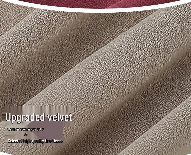 Women's Thermal Underwear Set for Autumn/Winter - Plus Velvet, Thickened for Middle-aged and Elderly Women