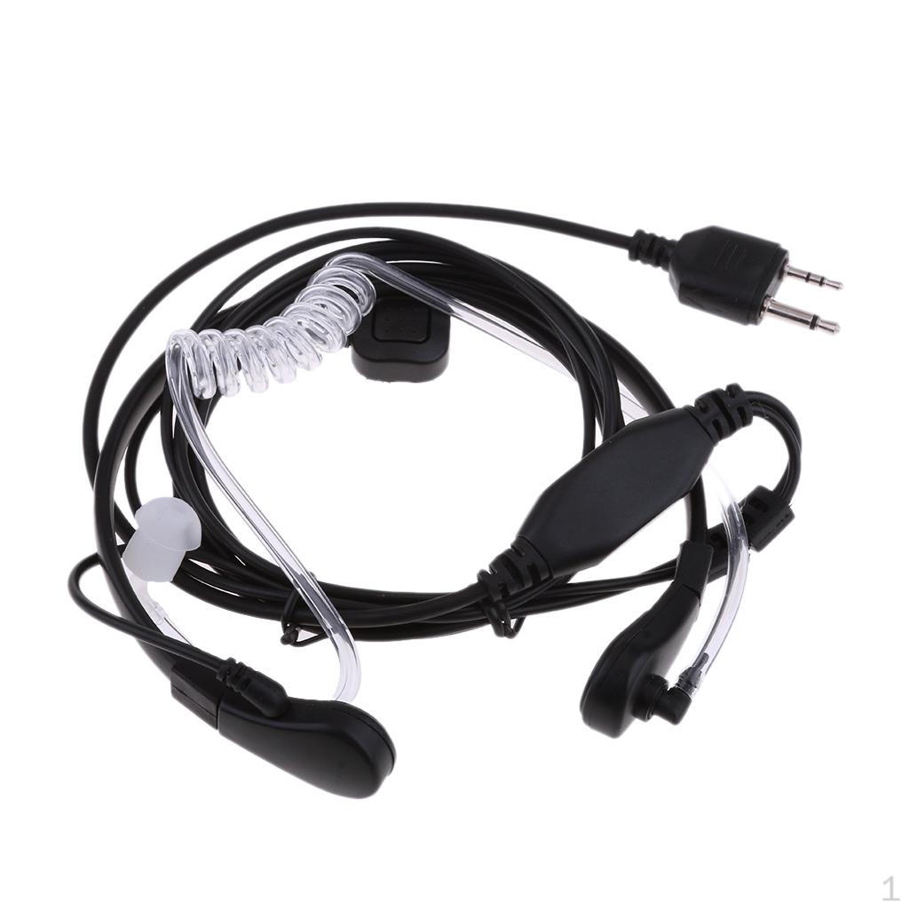 Buy 2Pin Throat Vibration Mic Headset Air Tube Earpiece headset for Midland G6/9 at affordable