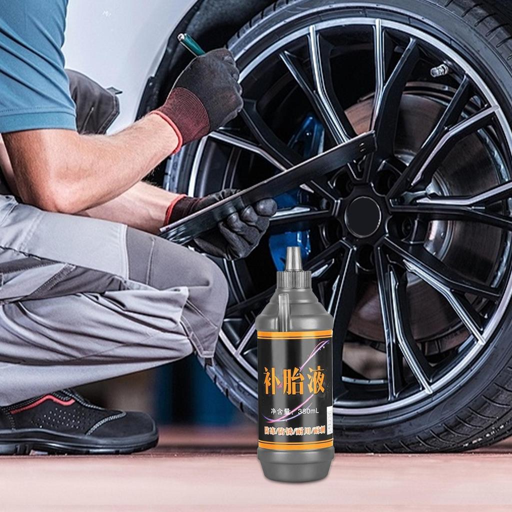 Bike Tire Sealant Quick 380ml Long-Lasting Portable Fluid Bike Tire Repair Sealant For Supplies Bicycle Car ATV Tractor Athletic