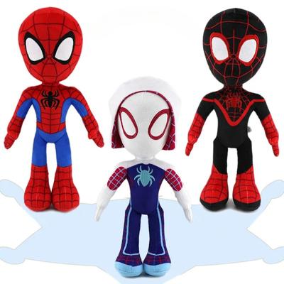 Hot Toys 32cm Marvel Avengers Plyšové Anime Hračky Ghost-Spider Světlo Hobby Spiderman Dětské Hračky pro Děti Vánoce Spider Man