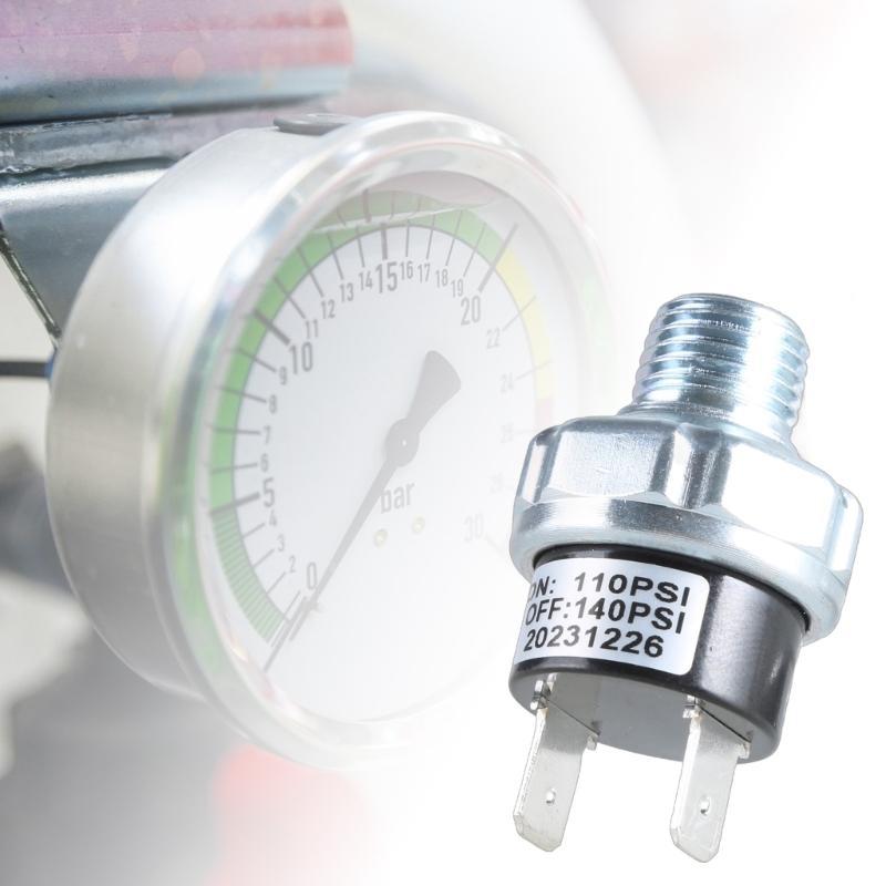 General Compressor Pressure Switches 1/4" Thread High Efficiency Air Pressure Control Switches Upgrades for Projects