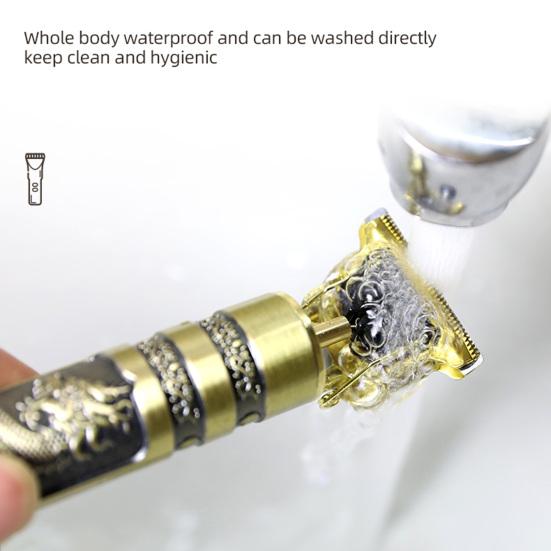 1 Set Haarschnitt Nicht rostend Praktische Null Klinge Abstand Retro Push Cutter Haar Rasierer Schneiden Maschine Haar Trimmer