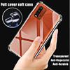 Soft Silicone Shockproof Clear Case for Xiaomi Redmi 9T TPU Transparent Covers Shell for Redmi 9 T 6.53" M2010J19SG Anti-Scratch
