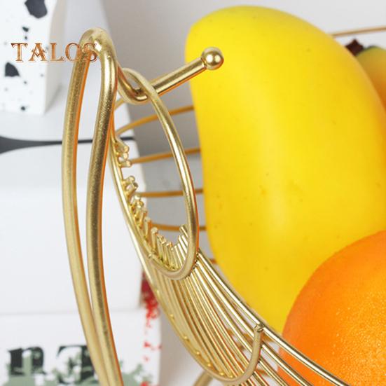 Nordic Kreative Obstkorb Stilvolle Snack Elegante Eisen Design Persönlichkeit Lagerung Obstkorb für Zuhause