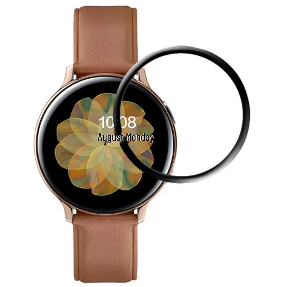 Samsung Active 2 Curved Tempered Glass Screen Protector for Watch - Soft Film Sticker