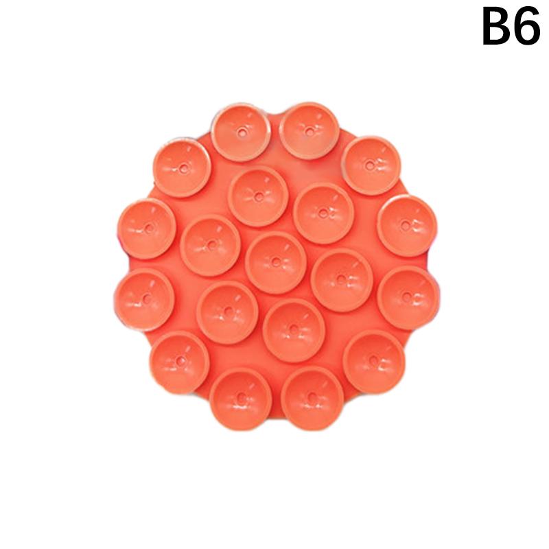 Double Side Silicone Suction Pad For Mobile Phone Fixture Suction Cup Backed Adhesive Rubber Sucker Pad For Fixed Pad