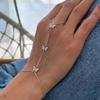 Schmetterling Wasser Diamant Armband für Damen mit galvanisiertem Tierdesign Geschenk für Jahrestage