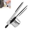Ricer for Mashed Potatoes Stainless Steel Potato Press Manual Juicer Potato Masher Professional Kitchen Tool