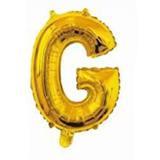 16 Inch Slim Gold Letter Aluminum Foil Balloon Bright Gold Wedding Decoration Film Balloon