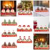 3Pcs Lovely Christmas Candle Set Decorative Tealight Ornament Portable for Home Decor Kids