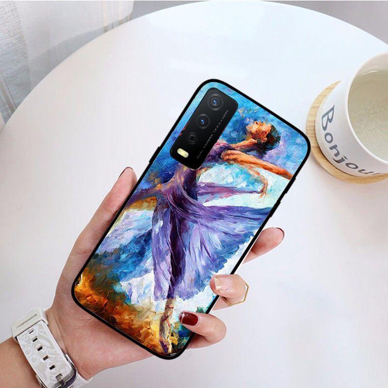 

Танцующая балетная девушка Балерина картина маслом чехол для телефона для vivo Y31 Y30 Y33S Y11S Y12 Y17 Y20 Y21S Y1S Y53S Y15 Y19 Y91C V23Case VIVO V23 5G