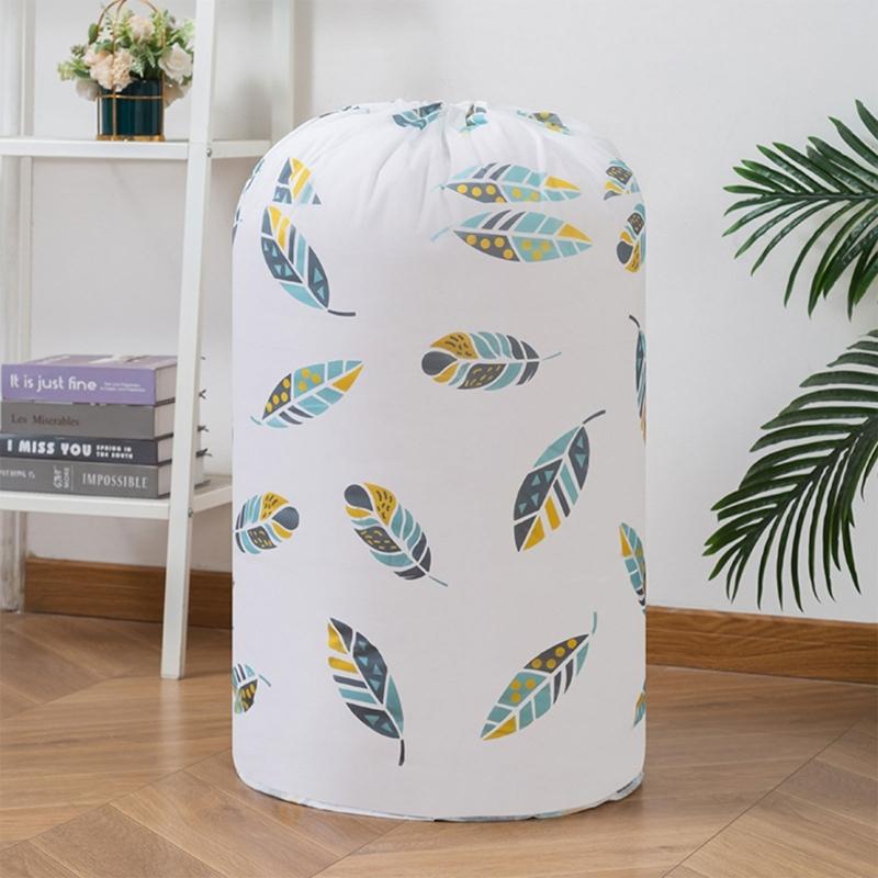 Large Waterproof Quilt Storage Bag Moisture Proof Dust Quilt Sorting Bag Clothes Luggage Move Cylinder Bag Organizer