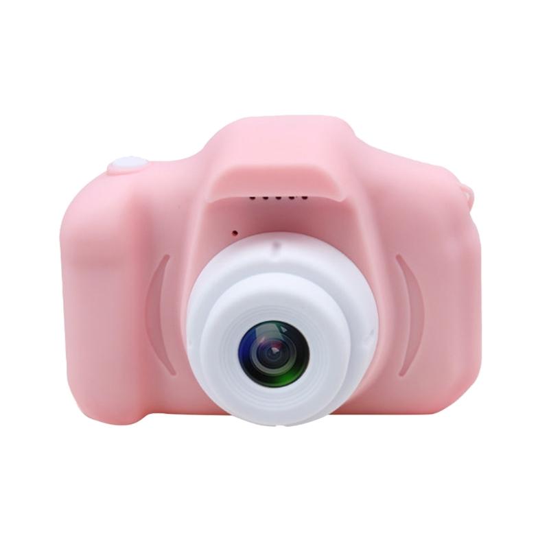 

X2S Детская камера 2-дюймовый экран Цифровые камеры 13 миллионов пикселей Студенческая камера,Детские мини-камеры для селфи и видеосъемки розовый