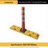 Reflective TPU Traffic Lane Divider for Road Construction and Safety