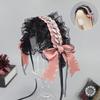 Gothic Punk Sweet Hairband Hair Band With Adjustable Band And Bowknot Design For Cosplay Stage Performances