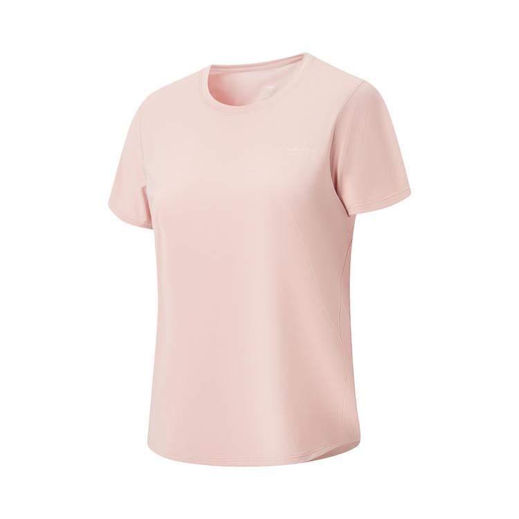 Li-Ning Loose Fit Round Neck Logo Letter Short Sleeve T-Shirt Women tops ATSW334-8 S