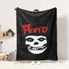 Misfits Skull Flannel Blanket Throw Blanket Soft Warm Sofa Bed Camping Car home Decor Unique Christmas Gift C9301345