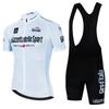 Mens Cycling Jersey Bib Shorts Set Breathable Quick-Dry Performance Wear Road Bike Riding