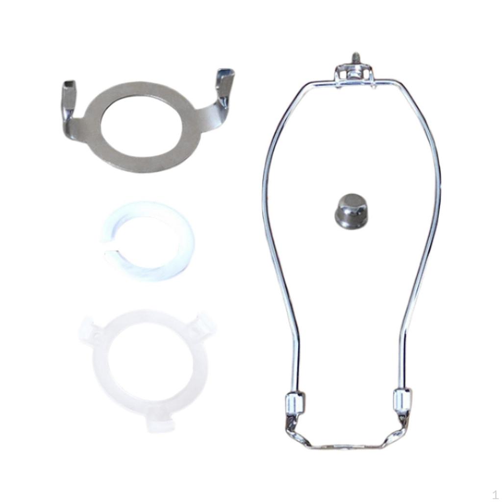 Adjustable Lamp Harp with Detachable Finial - Lighting Fixture Accessories