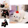 Apple Cat Plush Toy With Pp Cotton Filling For Kids And Gifts