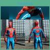 Traje Cosplay Homem-Aranha Armadura Mk IV Pontos Perfeitos Acabamento Exquisito