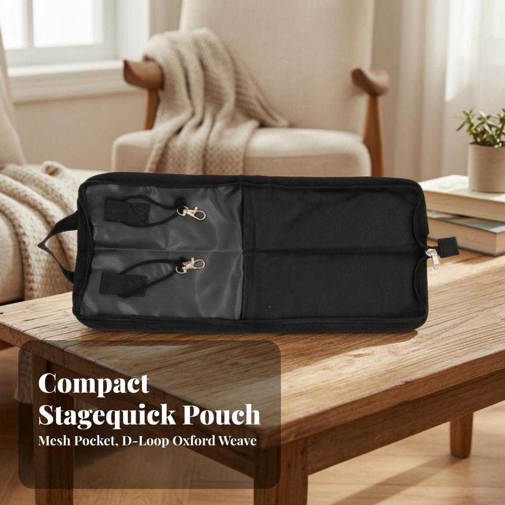 Drumstick Bag with Hanging Straps Portable Carrying Case for Drummers