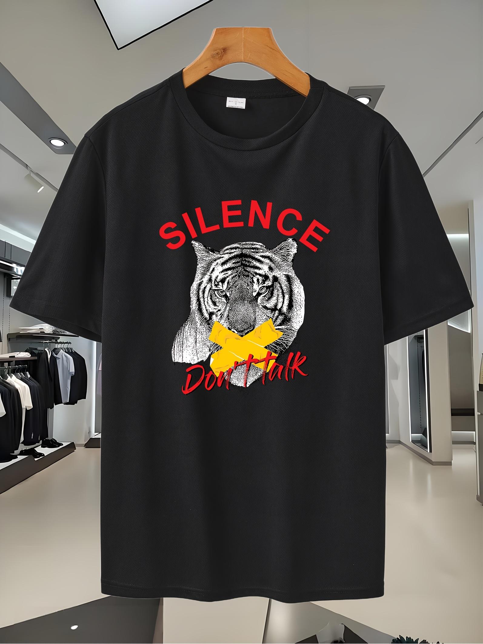 

16C2025 Pullover Sportswear Comfortable Fitness Mesh Shirt Short Sleeve Fashion Print T-shirt M