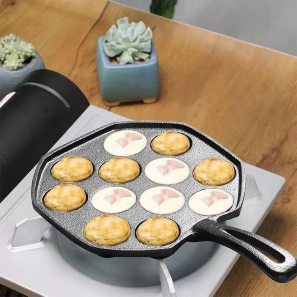 12 Holes Octopus Baking Mold DIY Takoyaki Grill Pan Plate Octopus Ball Maker Kitchen Gadgets