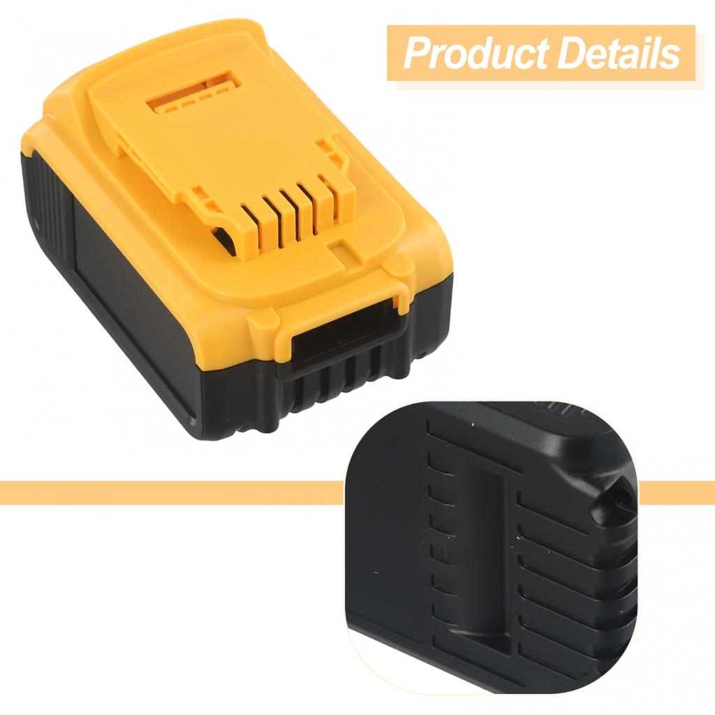 Battery Shell with PCB DCB200 Replacement Case for 18V 20V Batteries Pack