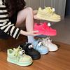 2025 Little White Shoes Children's Autumn New Korean Version Ins Female Students' Leisure Sports Versatile Board Shoes Street Shooting YM28
