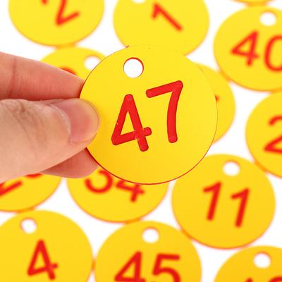 20/50pcs Farm Number Tags Mating Box Beekeeping Husbandry Hanging Numbered Tag