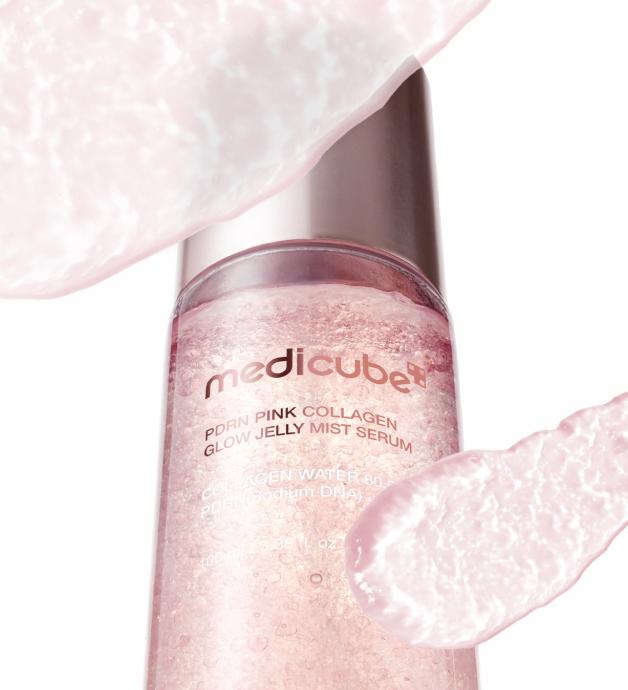 Medicube PDRN Pink Collagen Jelly Mist Serum 100ml – Stangrinantis ir drėkinantis švytėjimo purškiklis