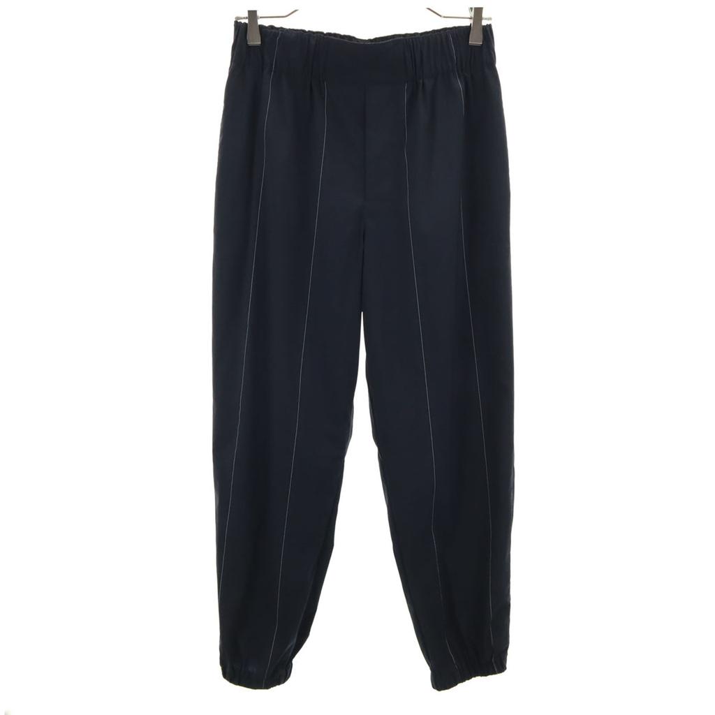 Alexander Wang Striped Pattern Easy Pants 44 Navy Women Used